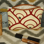 Trousse ethnique d'appoint en tissus imprimé