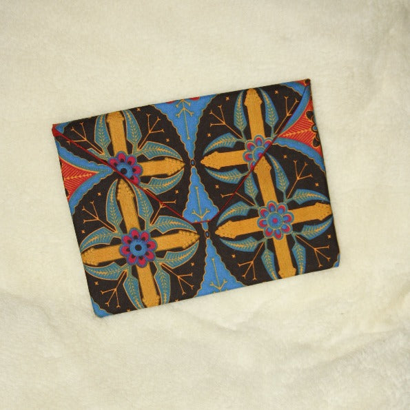 Pochette Tablette ethnique en wax vinyle