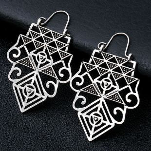 BOUCLES D'OREILLES INDIENNE TRIBALE